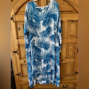 Mikoh Dress/ Coverup Palm Print size M